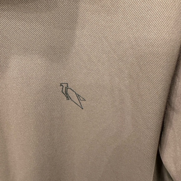 Stone Falcon Men's Medium Performance Golf Polo Shirt Brown Athleisure - Picture 2 of 5